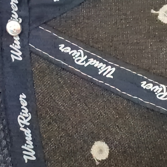 NWT,Wind River, Outfitters Men's Blue/White Mesh,Snap back Hat. - Picture 7 of 8